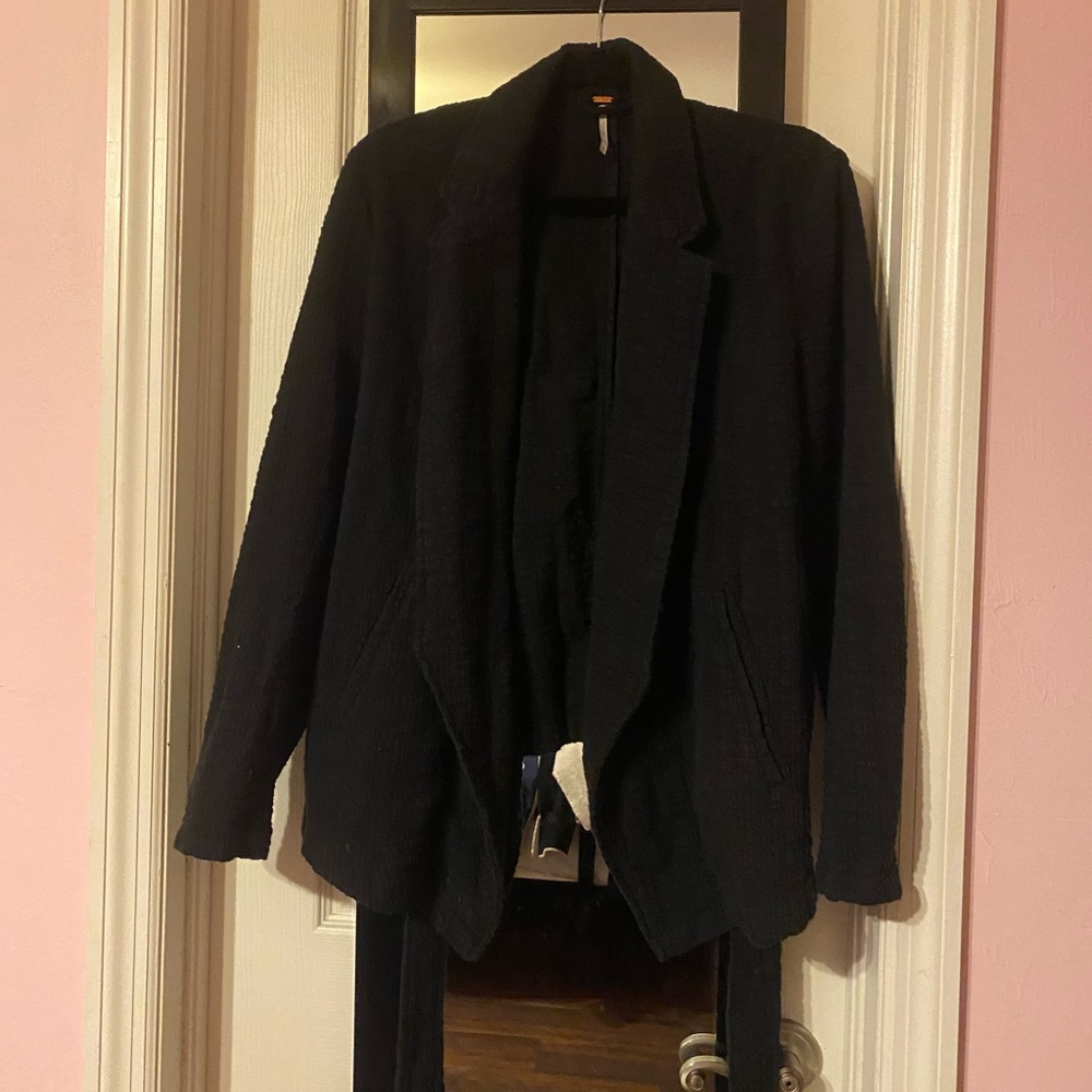 L Black Free People Jacket